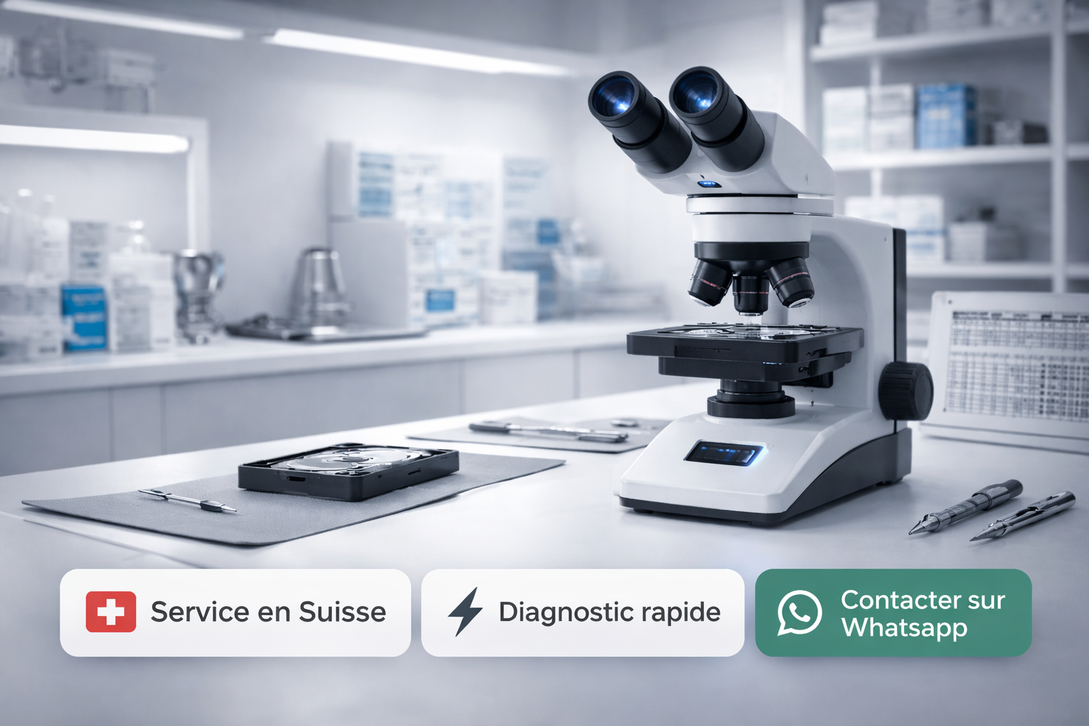 Récupération de données laboratoire